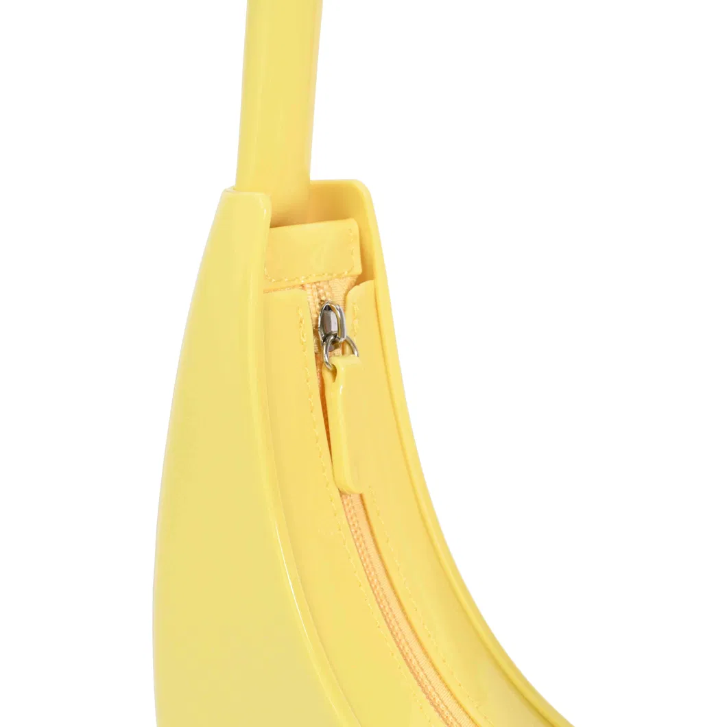 Chic Lunar-Inspired Shoulder Bag with a Structured Moon-Shaped Purse for Trendsetting Style