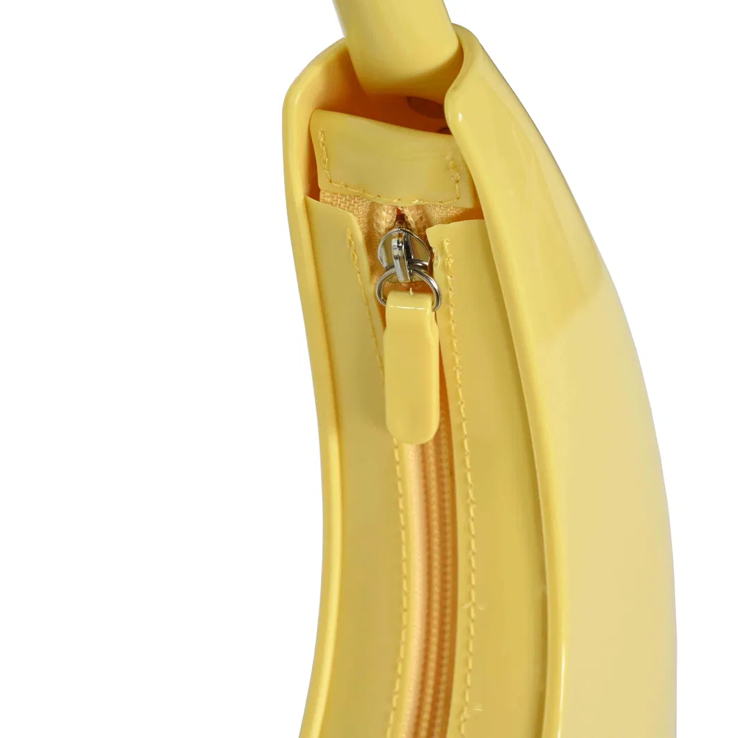 Chic Lunar-Inspired Shoulder Bag with a Structured Moon-Shaped Purse for Trendsetting Style