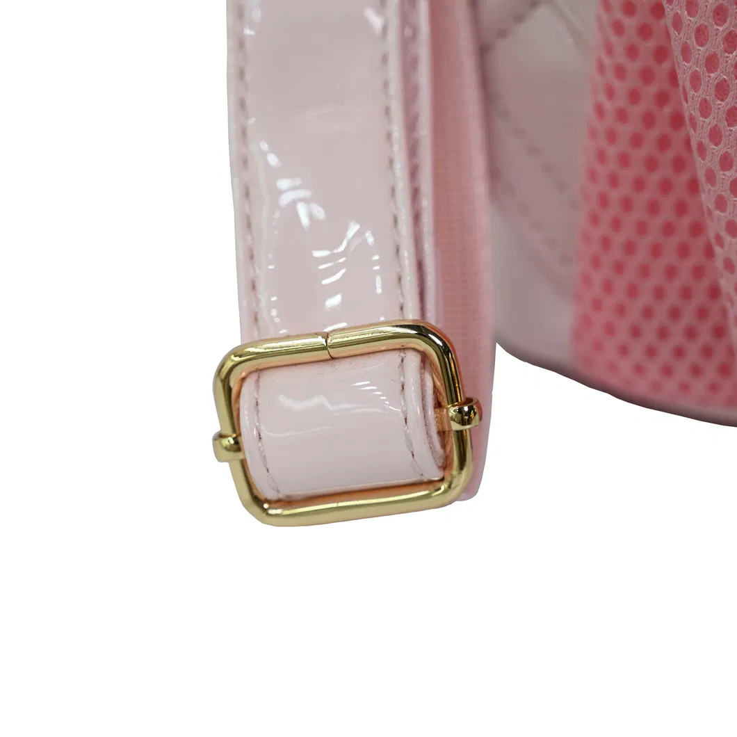 Adorable Pink Kids′ Backpack with Playful Cartoon Prints - Perfect for School