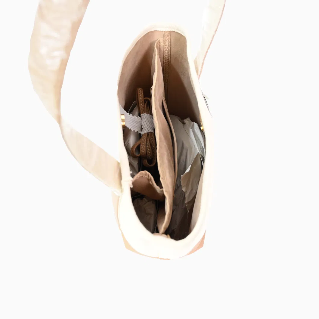 Stylish Brown Minimalist Canvas Tote Bag for Everyday Use