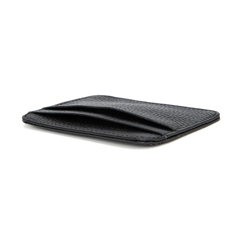 Minimalist Black PU Men&prime;s Card Holder and Wallet