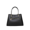 Chic Patchwork Tote Bag with Brown & Black Accents for Timeless Everyday Style