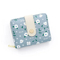 Refreshing Small Floral Design Ladies′ Wallet in Morandi Color Tones