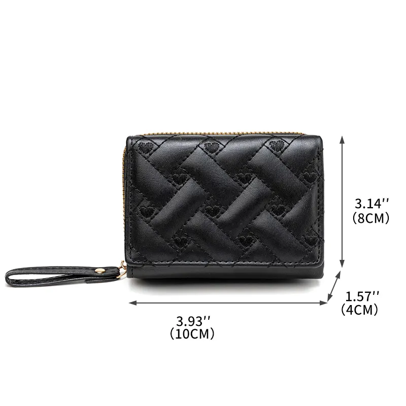 Elegant and Stylish Irregular Heart Design Women&prime;s Coin Purse and Wallet