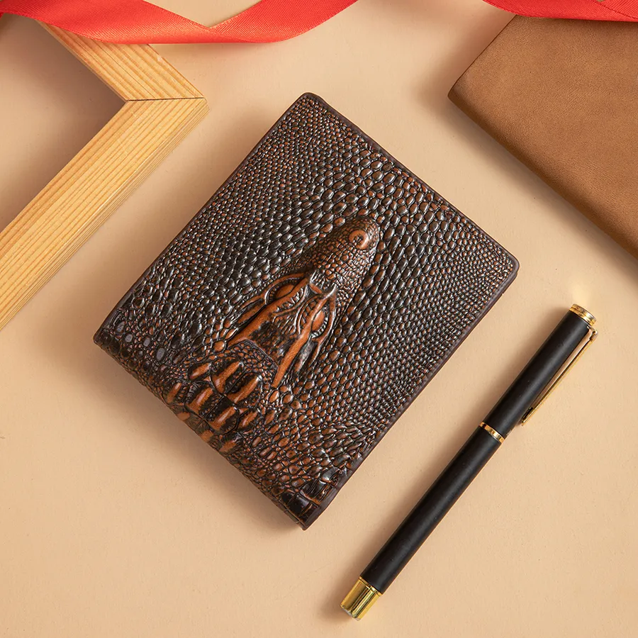 Elegant Black and Brown Wallet for Modern Men