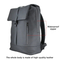 Sleek Black Backpack for Your Essential Laptop Companion for Work & Study