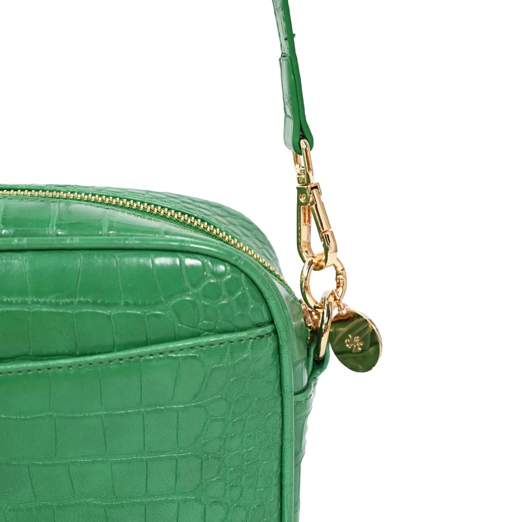 Stylish Python Print Leather Crossbody Bag for Women