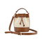 Trendy Brown PU Leather Drawstring Backpack for Women