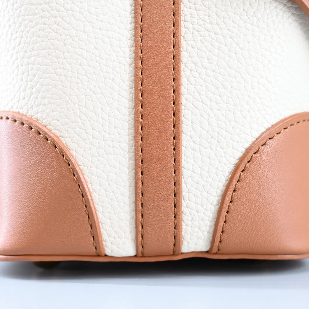 Chic Brown PU Leather Backpack for Women - Sleek and Modern Design