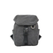 Sleek Gray Backpack with Fashionable Buckle for Daily Use
