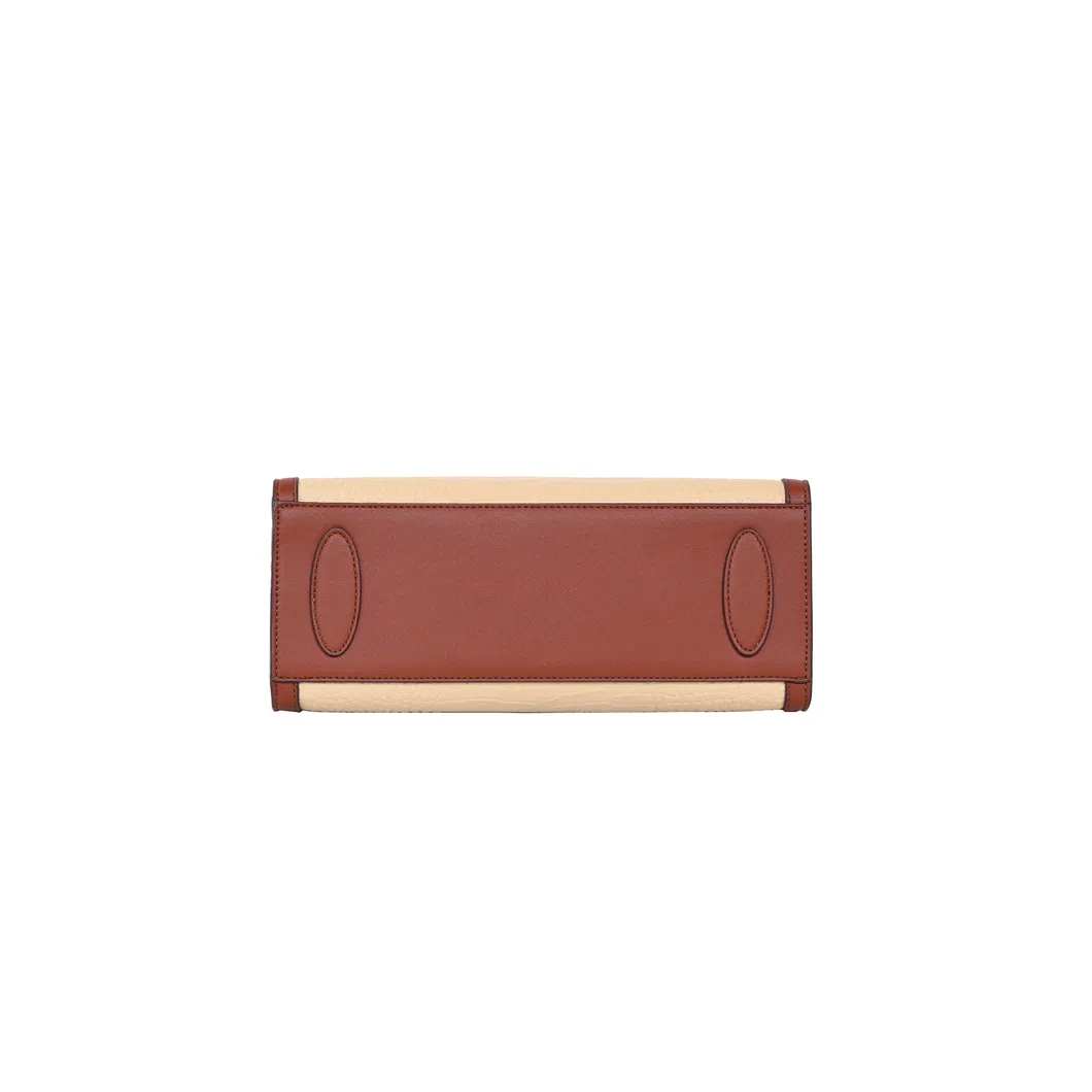 Chic Brown PU Tote Bag for Fashion-Forward Women