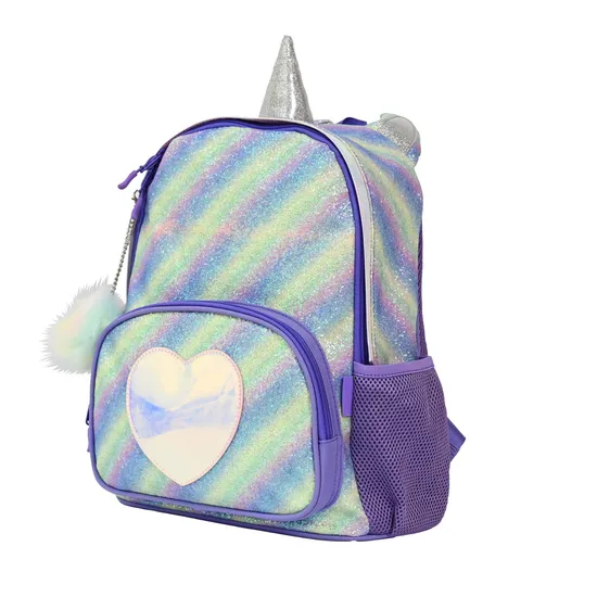Stylish Purple Unicorn Backpack for Girls - Ideal Daily Use