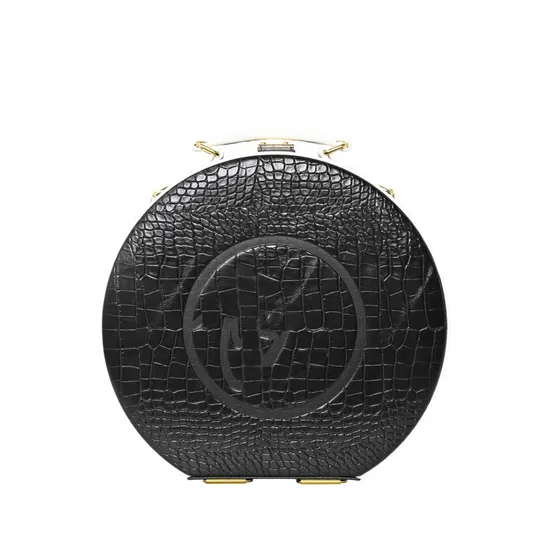 Sophisticated Black Jewelry Box Organizer on Customizable Elegance for Women′s Treasures