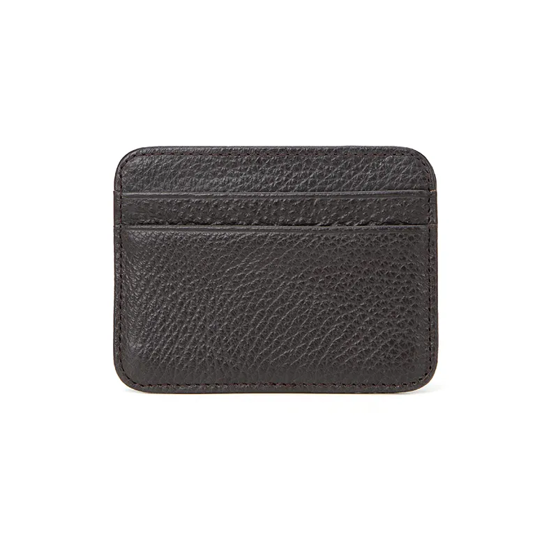 Minimalist Black PU Men&prime;s Card Holder and Wallet