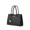 The Black Essential with PU Tote Bag for Everyday Elegance