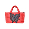 Glamorous Red Tote Bag with Butterfly Sequins for a Touch of Elegance
