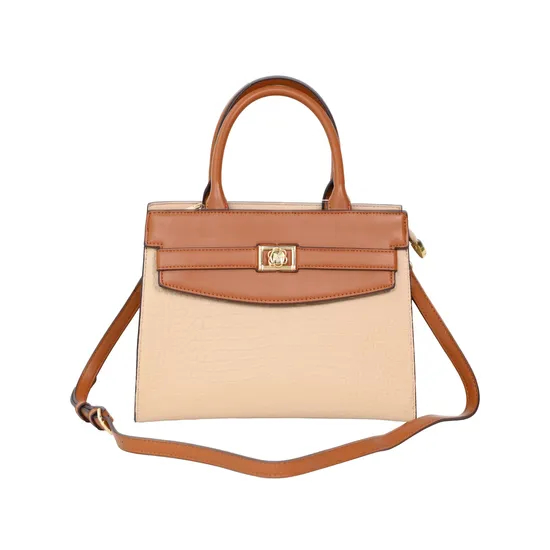Stylish Brown PU Tote Bag for Women - Fashion Meets Function