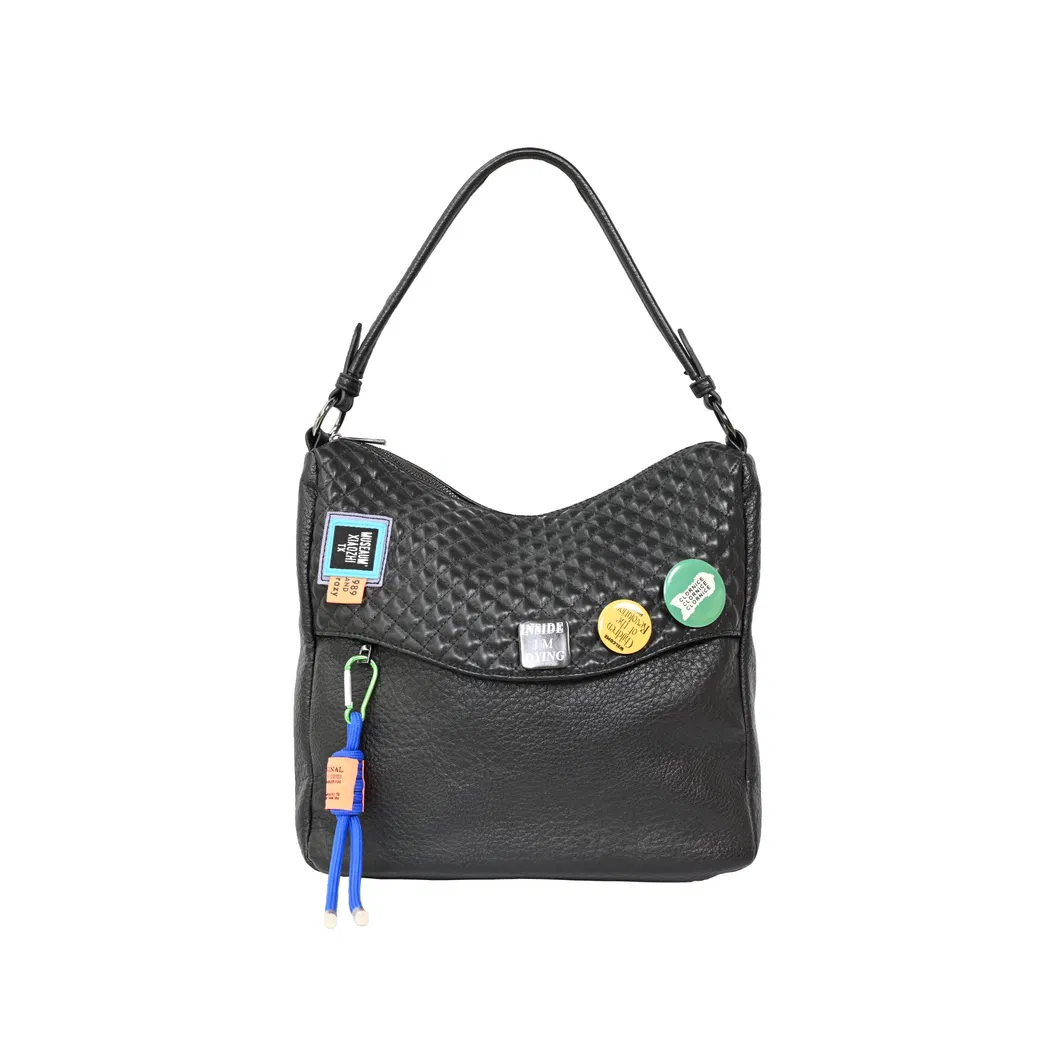 Chic Minimalist Crossbody Bag with Timeless Black PU Design for Everyday Style