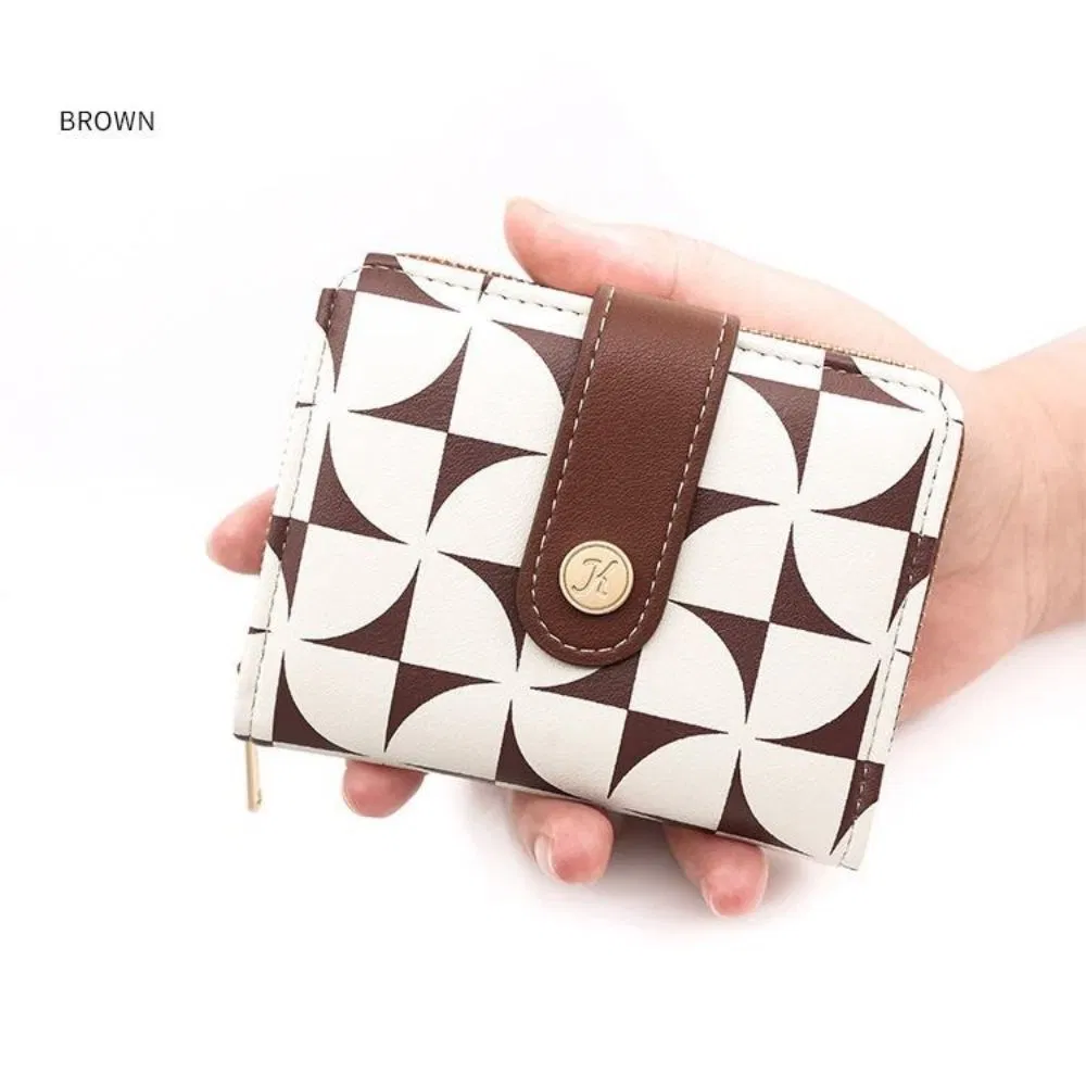 Elegant and Stylish Irregular Pattern Ladies&prime; Wallet and Coin Purse