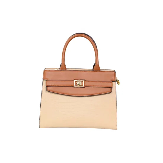 Chic & Practical: Brown PU Tote Bag for Everyday Elegance
