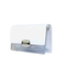 Chic White Patent Leather Shoulder Crossbody Purse with Clear Panel