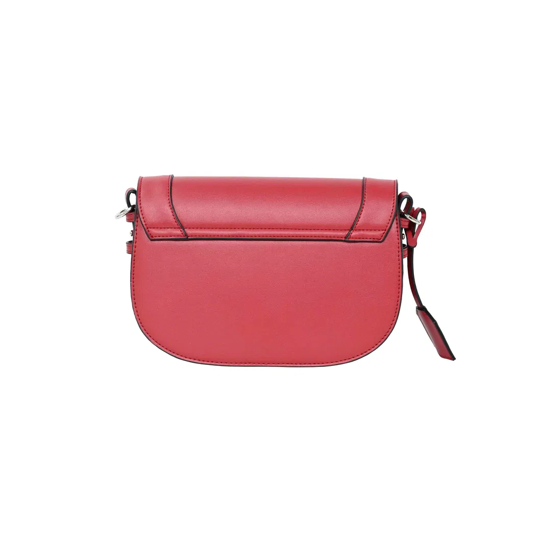Chic Red PU Leather Handbag for Stylish Minimalists