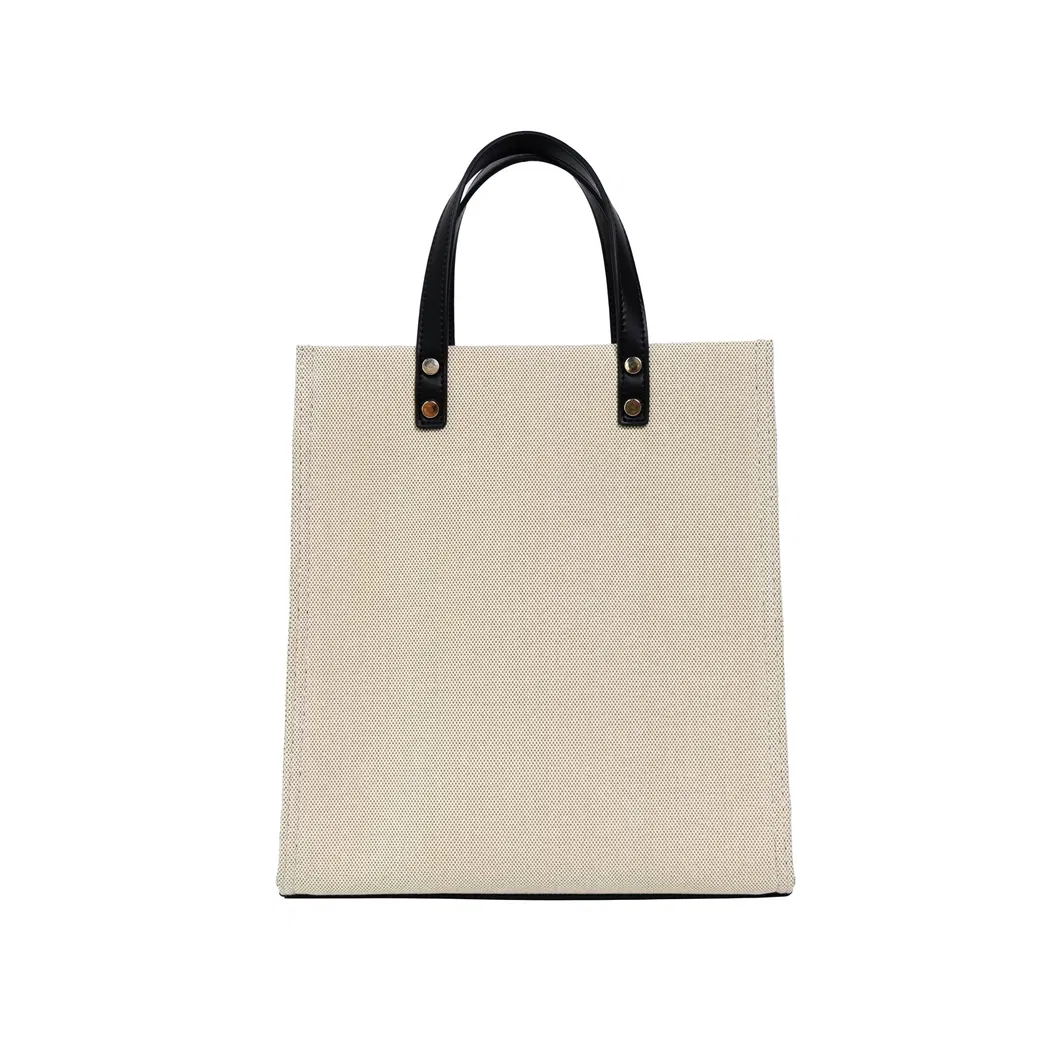 Chic Black &amp; White Color-Block Handbag with Trendy &amp; Timeless for Women