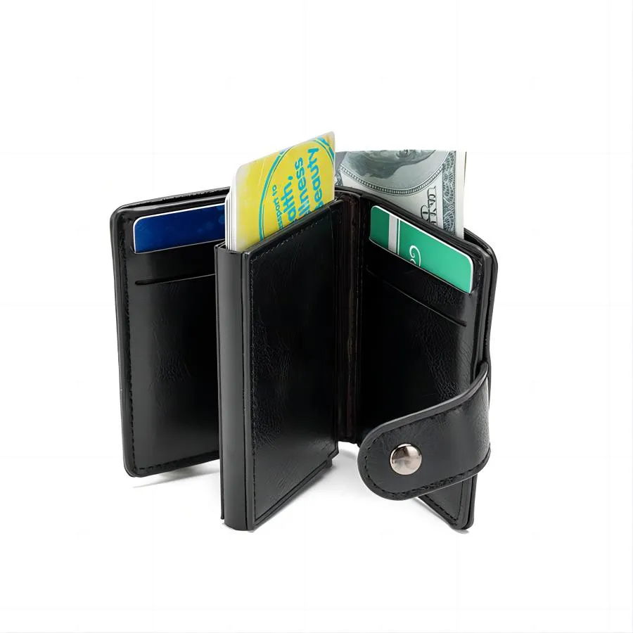 PU Material Minimalist and Elegant Design Wallet and Card Holder for Men
