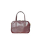 Fashionable Dark Brown PU Leather Handbag a Trendy Choice with a Shoulder Strap and Crossbody Design Showcasing Individual Charm