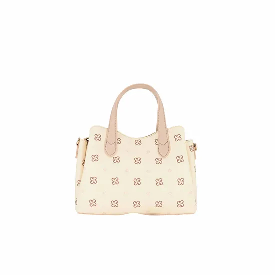 Elegant Style Delicate Clover with Patterned Handbag Unlock a New Elegant Look