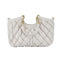 Trendy off-White Diamond Tote Bag: Perfect for Fashion-Forward Ladies