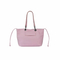 Elegant Pink Leather Tote Bag - a Stylish Essential for Fashion Lovers