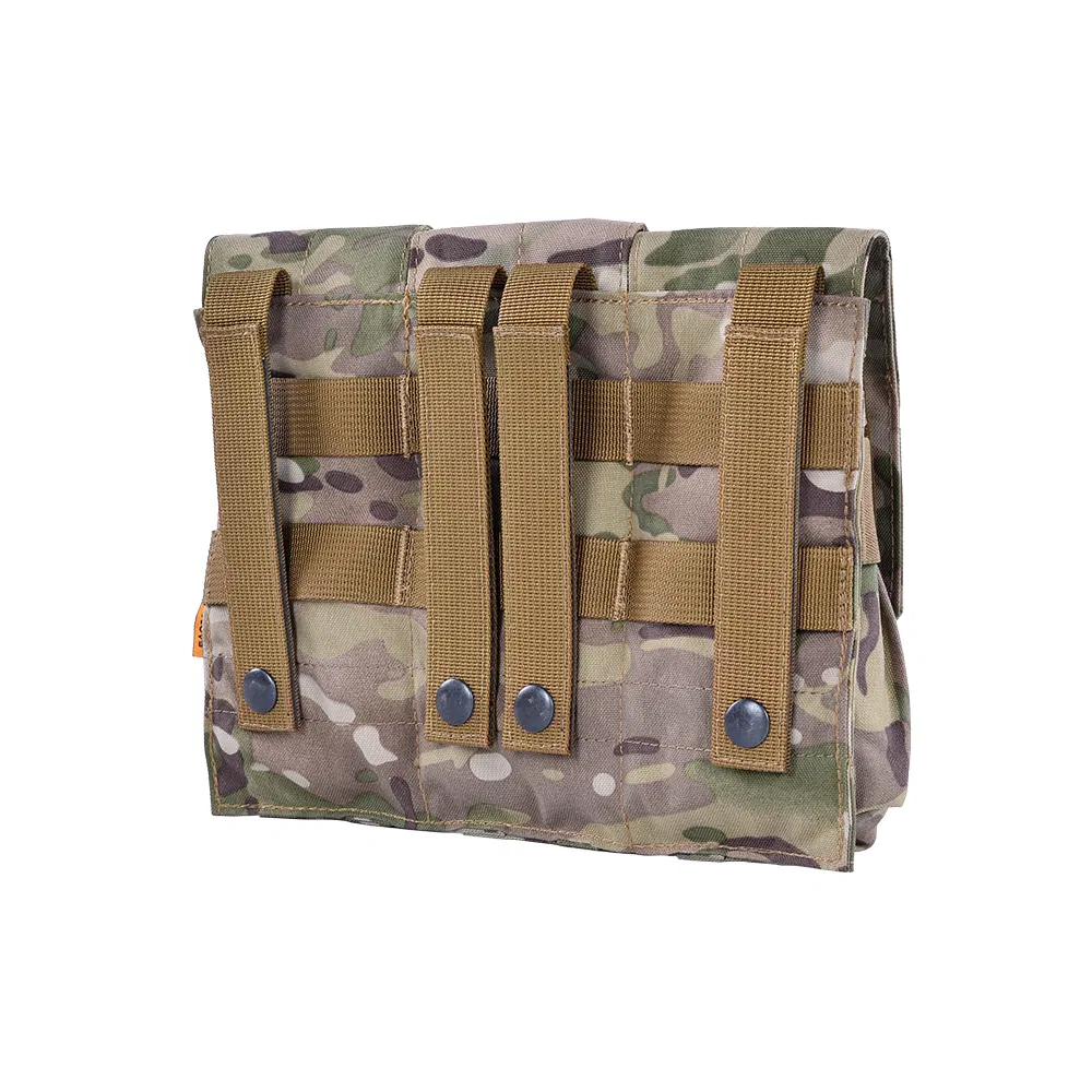 Multicam Tactical Magazine Pouch for Triple 762 Rounds