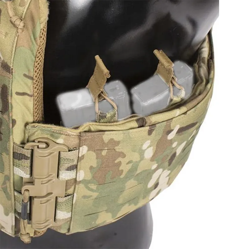 Factory Quick Release Softair Tactical Vest Laser Cut Molle Combat Plate Carrier