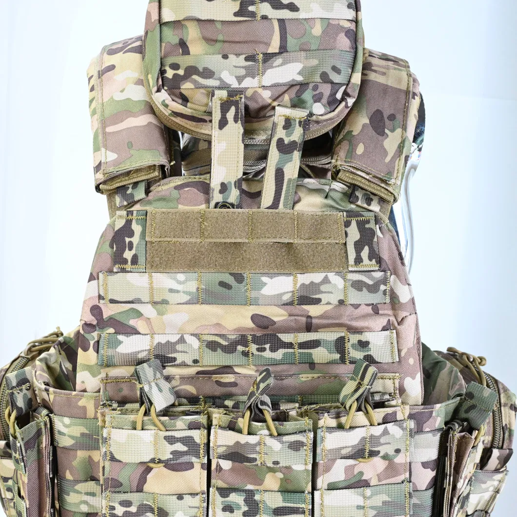 Outdoor Hunting Tactical Vest Inside Bag Ceramic Tray Multi-Function Training Vest