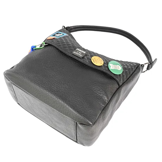 Chic Black PU Crossbody Bag for Women - Perfect Everyday Companion