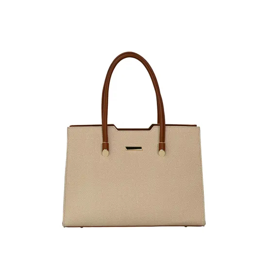 a Brown Ladies′ Handbag with a Strong Sense of High-End Design