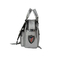 Sleek Silver Mini Backpack with Glossy Finish for Travel