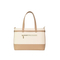 Refined Beige-Brown Tote Bag with Wardrobe Essential for Stylish Women