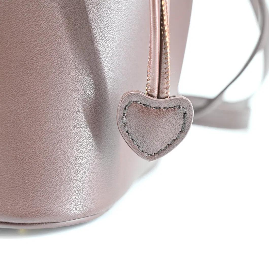 Timeless Chic Brown Bucket Bag for The Modern, Trendy Woman