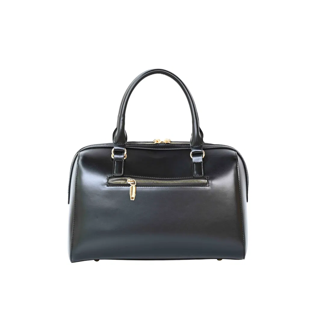 Modern Onyx Cylindrical Handbag with Sleek Style for The Contemporary Woman