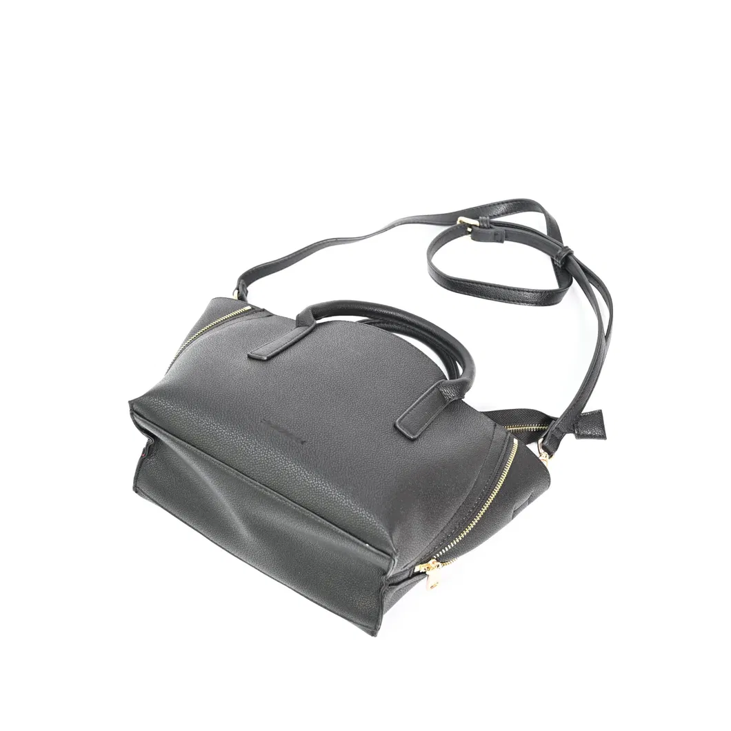 Elegant Evening Handbag with Unique Cracked Zipper Design for Women