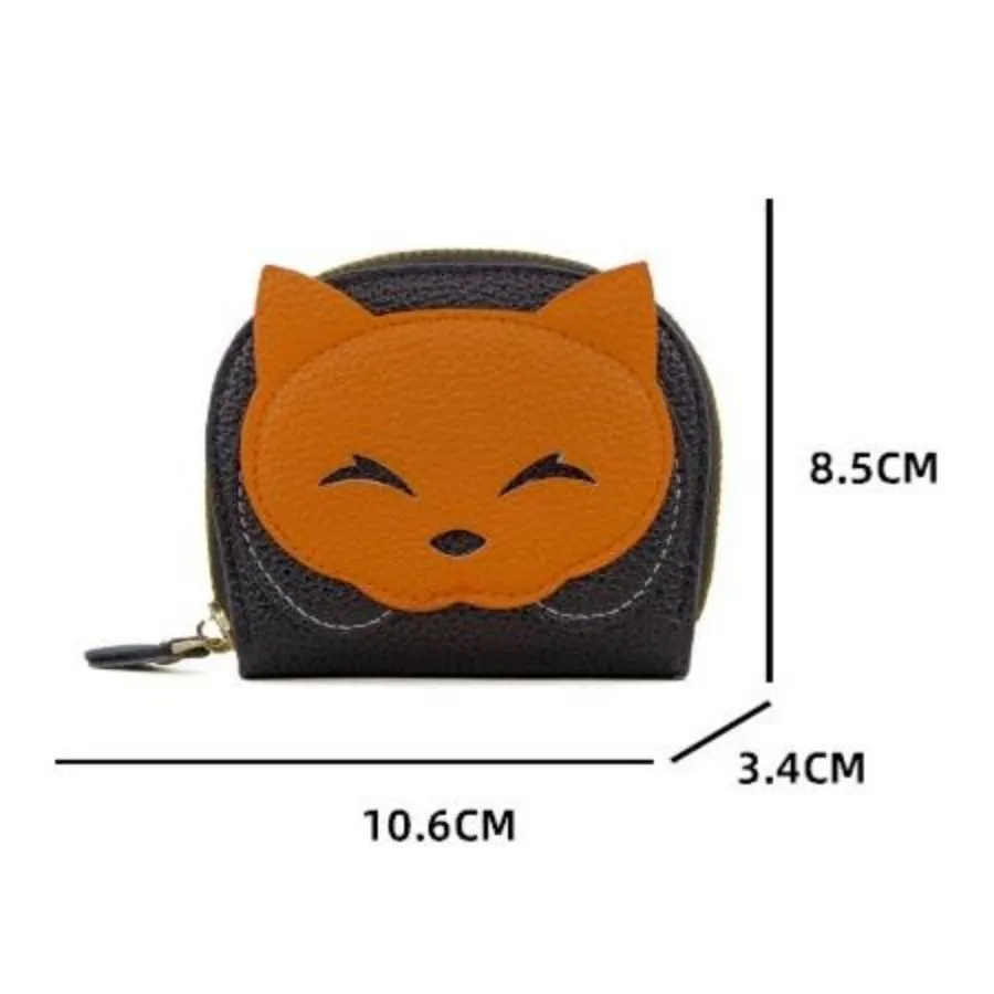 Adorable Fox-Themed Coin Purse and Wallet for Kids
