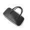 High - Quality Black Leather Boston Handbag Dual - Use for Hand - Holding and Cross - Body Slinging