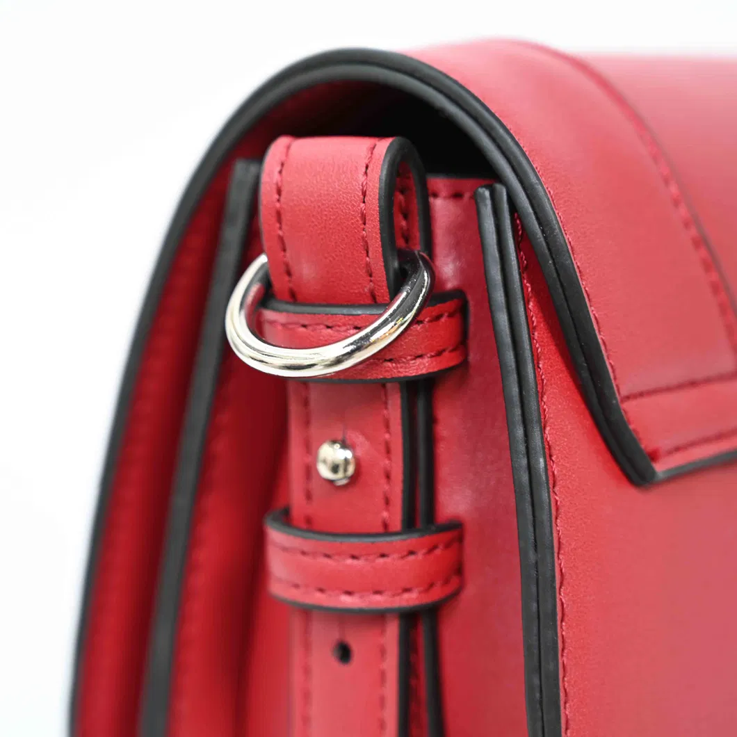 Chic Red PU Leather Handbag for Stylish Minimalists