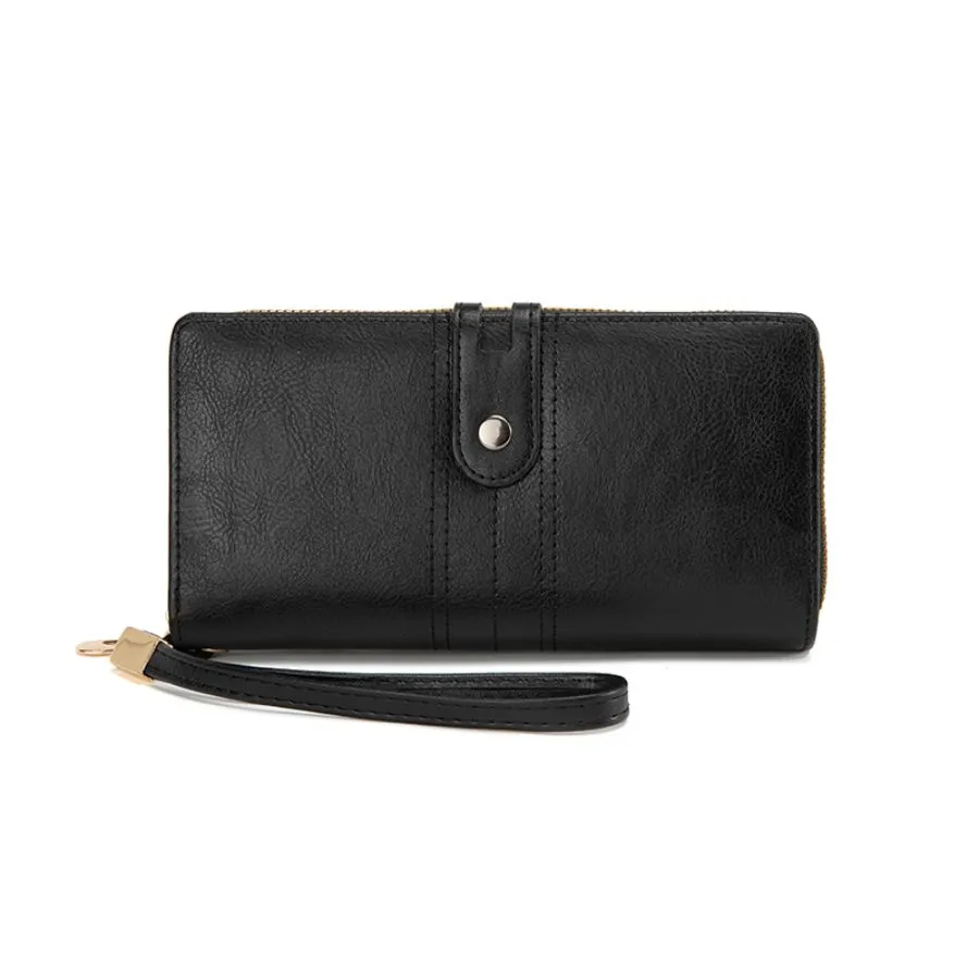 Minimalist and Stylish Premium PU Glossy Wallet for Men and Women