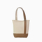 Chic Brown Canvas Tote Bag - Minimalist Design for Everyday Use
