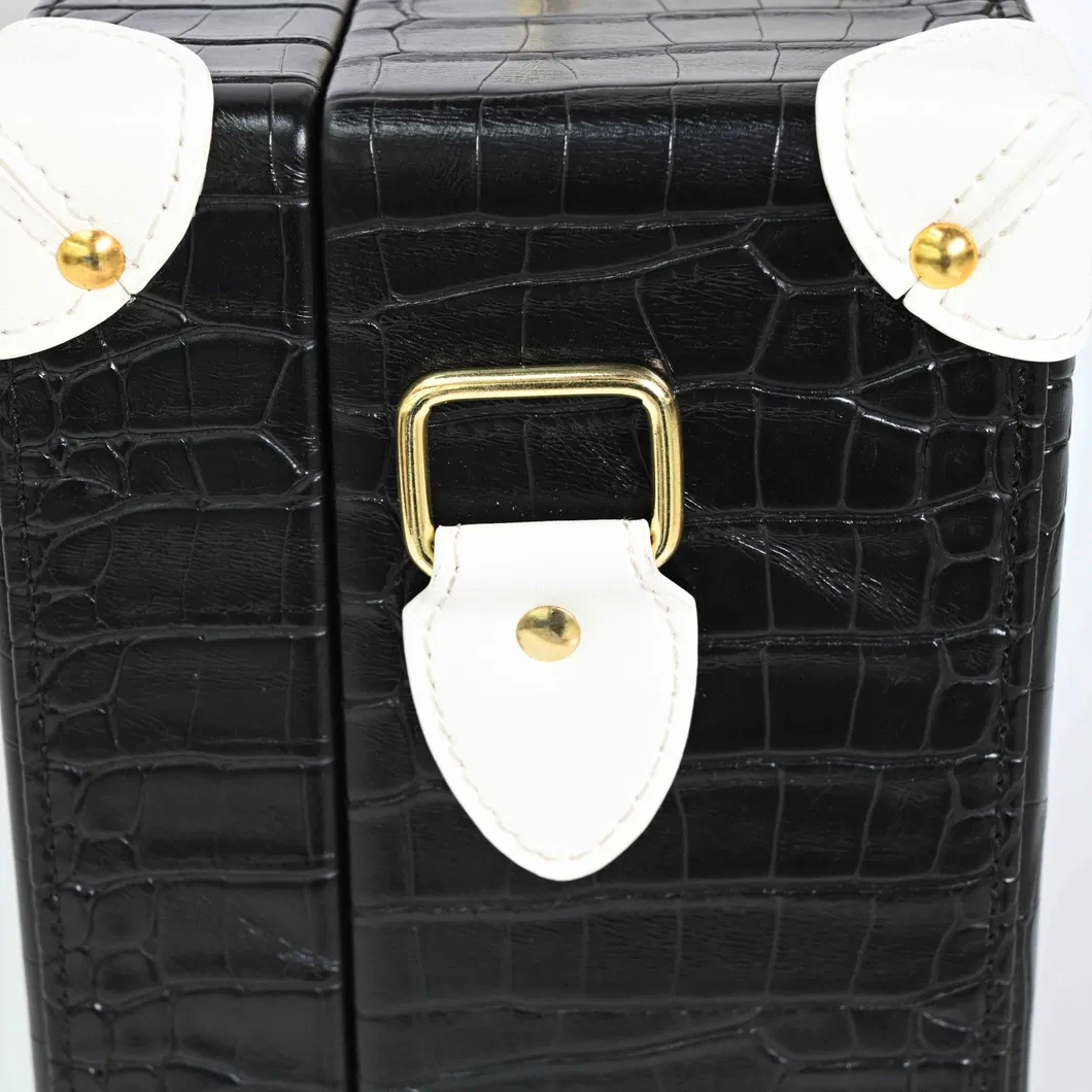 Elegant Black Jewelry Organizer Box for Women&prime;s Accessories
