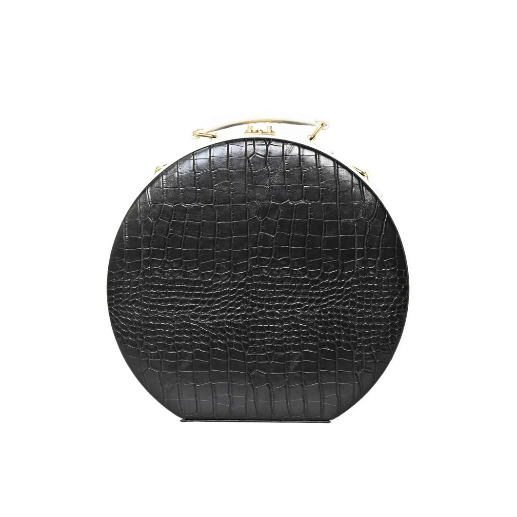 Sophisticated Black Jewelry Box Organizer with Customizable Elegance for Women