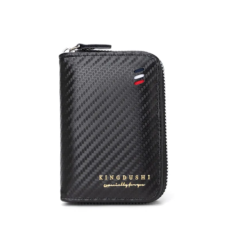 Stylish and Refined Herringbone Men&prime;s Wallet and Card Holder